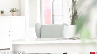 ADULT TIME - All-Natural Latina Veronica Leal Takes BIGGEST FACIAL After ANAL REAMING! FULL SEX MOVIE