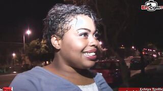 Fat chubby african bimbo with gigantic natural tits want the big black cock