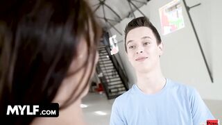 Mylf - Super Celeb Vicky Love Takes Photographer's Young Dick Deep Inside Her Cougar Twat
