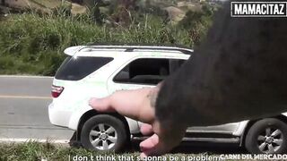 CARNE DEL MERCADO - Thin Latina Shakes Her Ass For