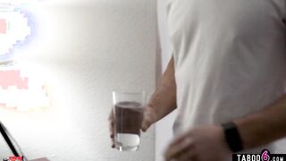 Dad Charles Dera pounded! his eighteen year mature GF Maya Kendrick