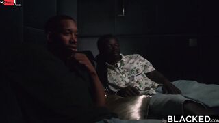 BLACKED Shy model Anya getting DPed by two gigantic big black cock