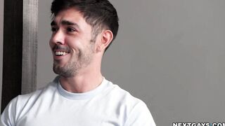 Jayden and Kane fills Nico's mouth and asshole