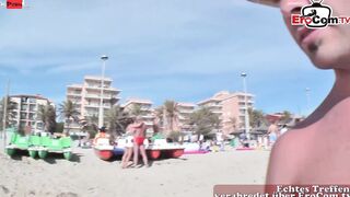 Outdoors anal 3some with 2 German blonde Beach cunt with mouth