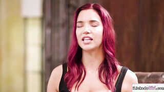 Ebony lesbian licking big tits physician