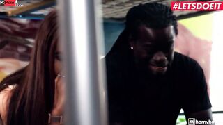 HORNYHOSTEL - BEAUTIFUL BAE NATA OCEAN UNWINDS WITH long ebony penis INSTEAD OF bf FULL SEX MOVIE