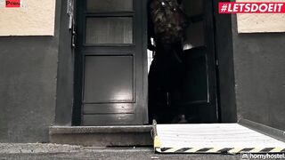 HORNYHOSTEL - BEAUTIFUL BAE NATA OCEAN UNWINDS WITH long ebony penis INSTEAD OF bf FULL SEX MOVIE