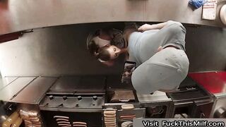 Horny Lady Lyne Sucks Sam's Cock Then Gets His Meat Inside Her Tight Pussy