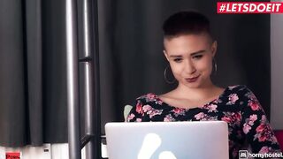 Gigantic Boobies 18 Yo Gabi Gold Can't Resist The Temptation To