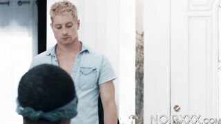 Blond Taylor Reign ass fucked by black hunk DeAngelo Jackson