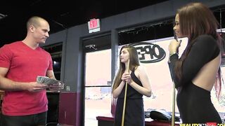 Reality Kings - Raven Redmond and Kylie Quinn share a dick for cash