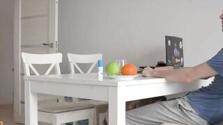 Russian Couple Threesome