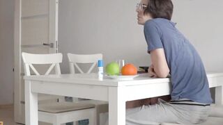 Russian Couple Threesome