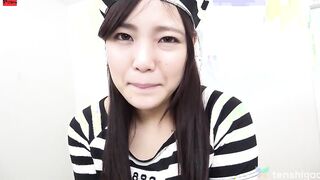 Manami Takashima has cute g-string lingerie on under her costume