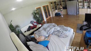 SpyFam Step sister Ariana Marie plowed after parents leave