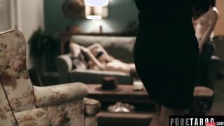 Turned On Therapist Angela White Inspires BDSM Threesome