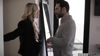 Cheating husband fingers a realtor pussy