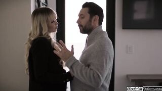 Cheating husband fingers a realtor pussy