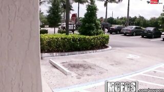 Mofos - Cute 18 year old Calista Carmichael sucks dick