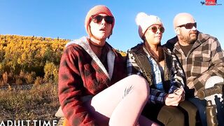 POV Poly Lesbians Enjoy Finger Boned During Hottie Rubs