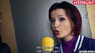 BUMSBESUCH - ANIKE EKINA KINKY HOTTIE GERMAN PORNSTAR FUCKS SHY BARTENDER