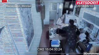 TURNED ON HOSTEL - Barely Legal Stalker Ends Up Fucking Stranger