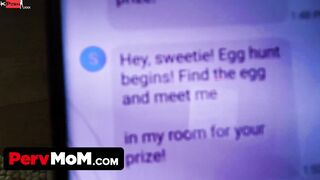 Easter Day Egg Hunt Goes Wild When Gigantic Titted StepMom Siri Dahl Buts Bunny Tail Butt Plug - PervMom