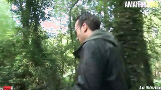 AMATEUREURO - French Lady Louise Du Lac Has beauty Anal Sex Inside The Forest