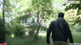 AMATEUREURO - French Lady Louise Du Lac Has beauty Anal Sex Inside The Forest