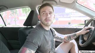 Lucky stranger analed free his Slut hitchhiker in house