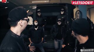 Ashley Cumstar getting cummed & hardcore fuck in Goddess gang bang LETSDOEIT