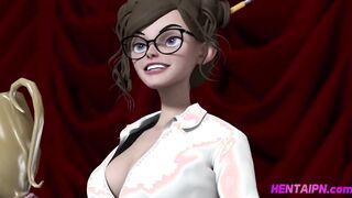 Teacher & Studs Crazed 3D Hentai Threesome