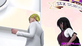 Ebony Lesbian Schoolgirls Graduate Fuck University