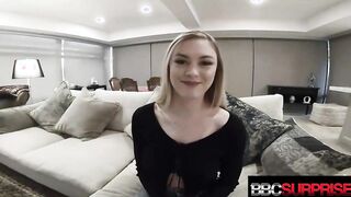 Damn! Sweet 18yo Amber Moore Dark Drilled By Her First big black cock!