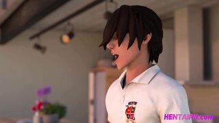 3D Schoolgirl & Stud Uncensored XX Break