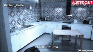 LUSTY HOSTEL - Teen Maid Jade Presley Surprise Anal Plowed