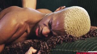 Ethan burst and cover Isaiah in a hot coat of cum