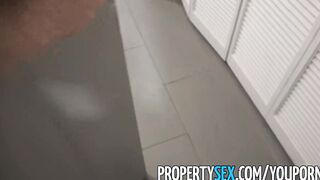 PropertySex - Supportive man helps girlfriend feel better with long dick