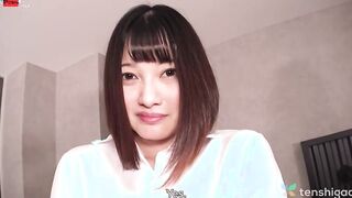 Nana Okamoto shows how she offer pleasure herself