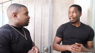 Sick couple invite 2 big black studs for cuckold.