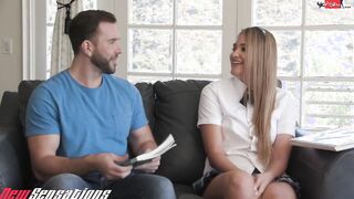 School Slut Gizelle Blanco Fucks For Facial With Friend’s Brother