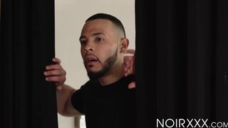 Stud DeAngelo Jackson barebacks inked gay with Elijah Wilde