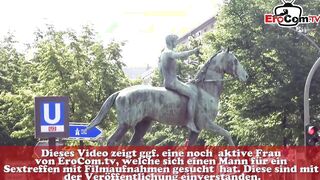 Cutie german hispanic hitchiker meet and fucked on berlin street
