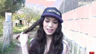 MAMACITAZ - Cute Girl Arwen Gold Banged Public By Gigantic