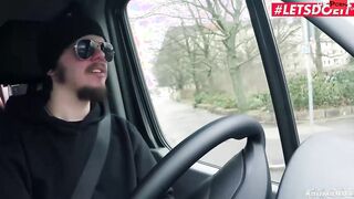BUMSBUS - German Dark Hair Hümerya Ophelia Surprised And Boned! Hard - LETSDOEIT