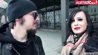 BUMSBUS - German Dark Hair Hümerya Ophelia Surprised And Boned! Hard - LETSDOEIT