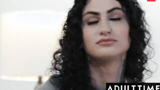 Goth 19 Year Older Gives It Up To Stepdad's Business Partner