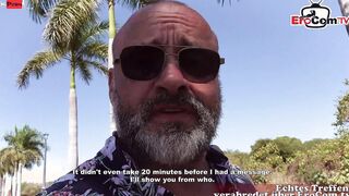 Sexual tattooed Hispanic Hooker picked up for Sex at the Beach