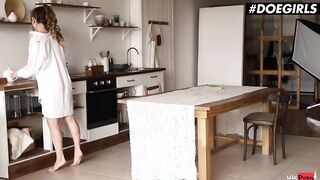 DOEGIRLS - (Mary Rock) - Goddess Morning Masturbation After A Filthy Hottie Coffee