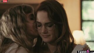Lesbo couple with Lena Paul gotten ebony cock to get